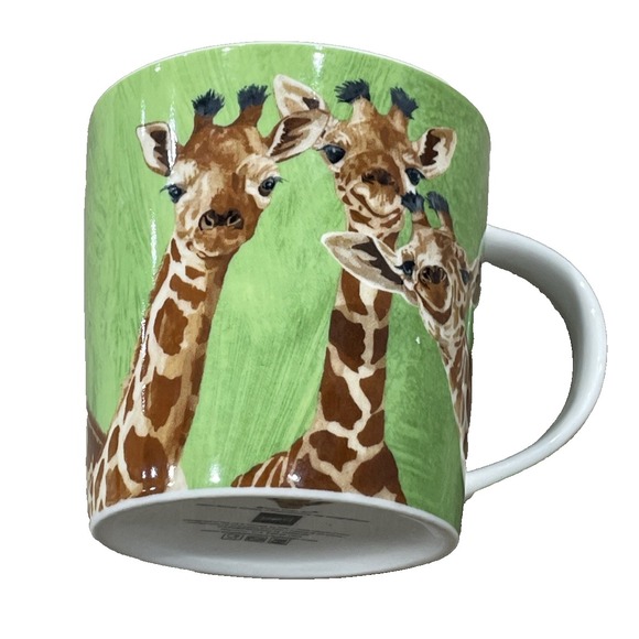 Paperproducts Design PPD Two Can Art‎ New Bone China Giraffe Mug - Picture 1 of 4